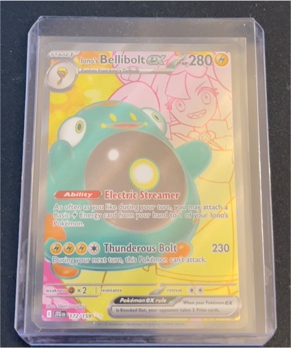Iono's Bellibolt EX 172/159 Journey Together — front