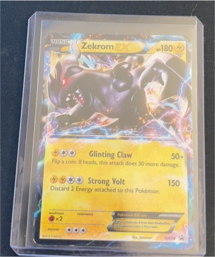 2012 Pokémon Black & White #BW38 Zekrom EX — front