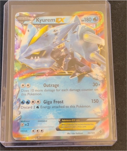 2013 Pokémon TCG Kyurem EX #30/101 — front