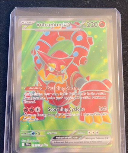 2023 Pokémon TCG Journey Together #171 Volcanion ex — front