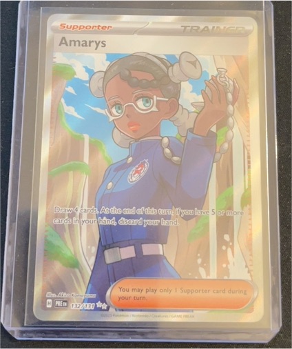2022 Pokémon SV: Prismatic Evolutions #132 Amarys — front