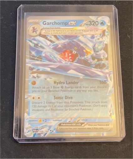 2023 Pokémon TCG SV04: Paradox Rift #038 Garchomp ex — front