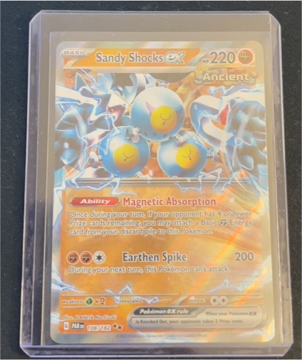 2023 Pokémon TCG Scarlet & Violet Paradox Rift #108 Sandy Shocks ex — front