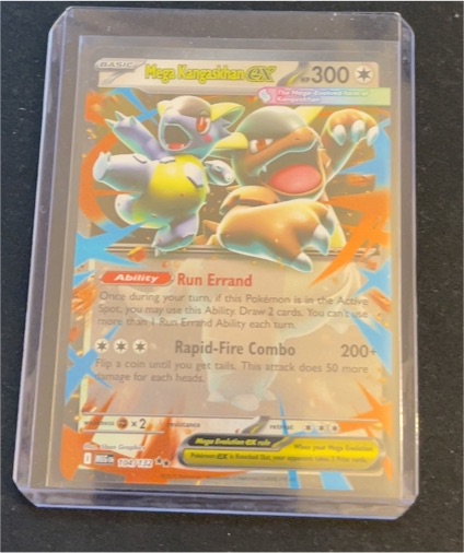 2025 Pokémon Mega Kangaskhan EX 104/132 — front