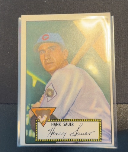 1952 Topps #35 Hank Sauer — front
