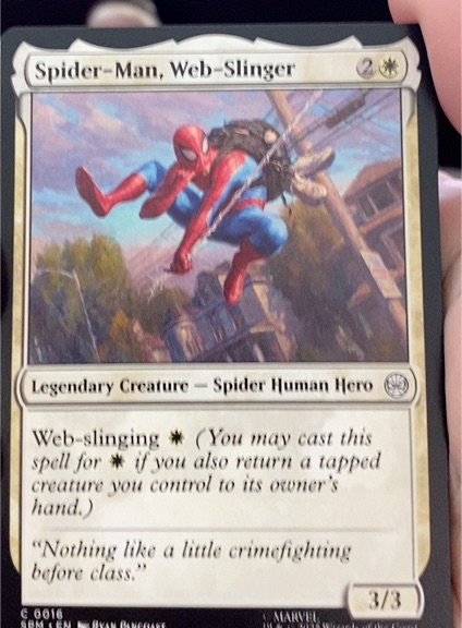 2025 Magic: The Gathering Spider-Man, Web-Slinger #16 — front