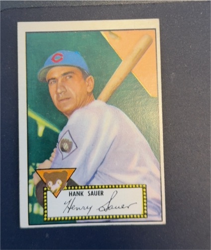 1952 Topps #35 Hank Sauer — front