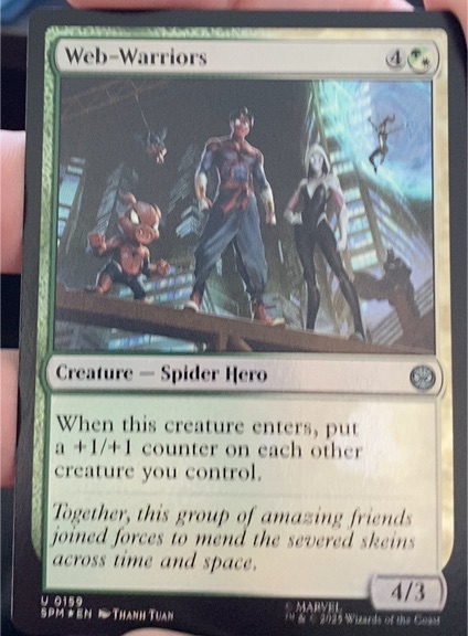 Web-Warriors #159 Marvel's Spider-Man — front