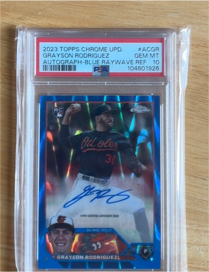 2023 Topps Chrome Update #ACGR Grayson Rodriguez — front