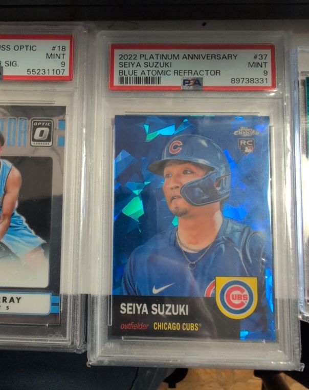 2022 Topps Chrome Platinum Anniversary #37 Seiya Suzuki — front