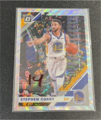 2019-20 Panini Donruss Optic #30 Stephen Curry — front