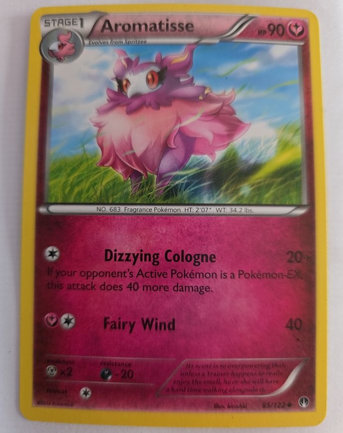 2016 Pokémon XY BREAKpoint #85 Aromatisse — front