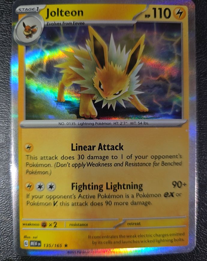 2023 Pokémon Scarlet & Violet 151 #135 Jolteon — front