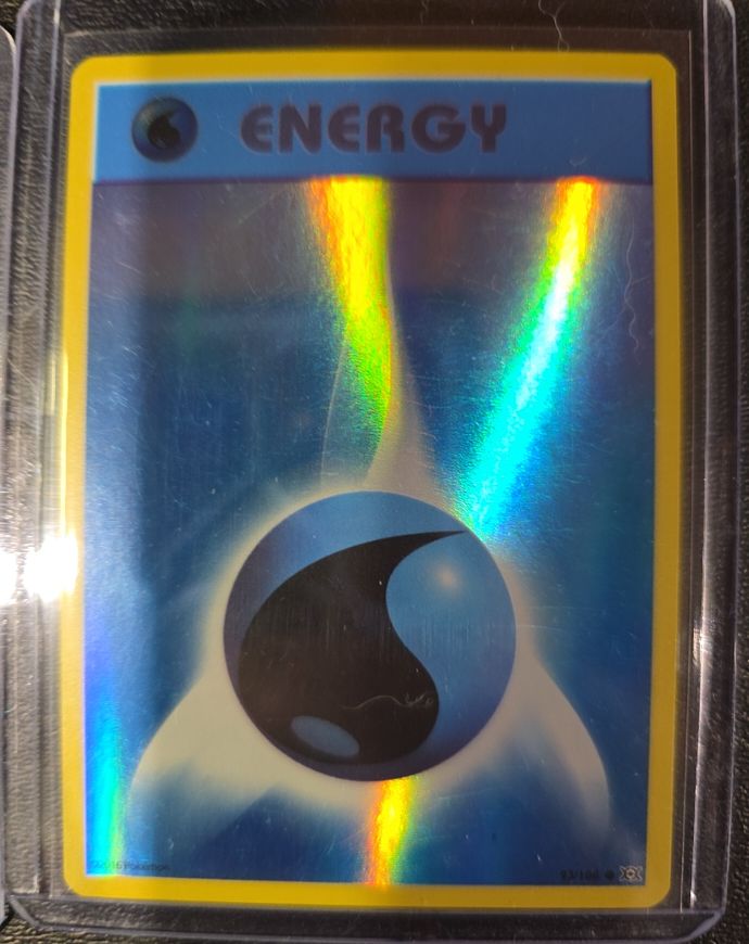 1999 Pokémon Base Set #102 Water Energy — front