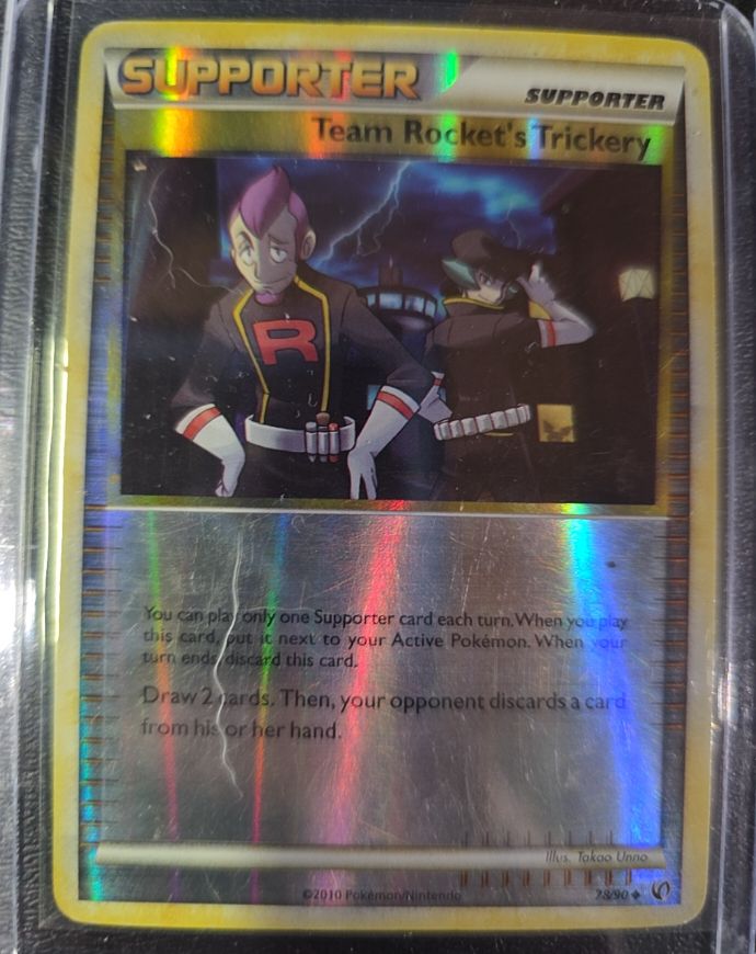 2010 Pokémon HS Undaunted #78 Team Rocket's Trickery — front