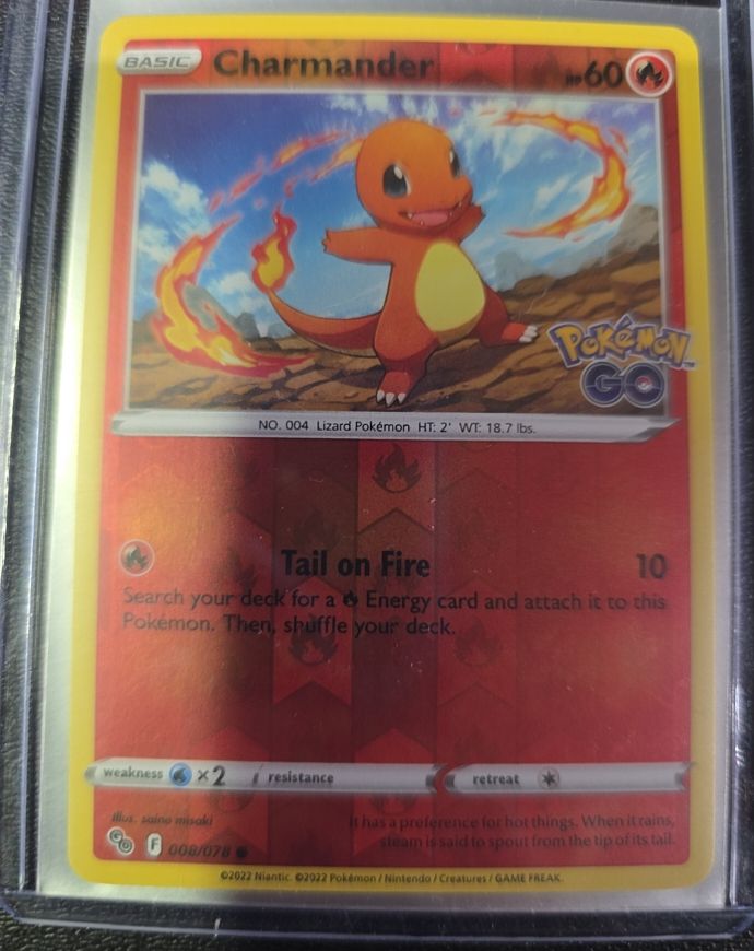 2022 Pokémon GO #008 Charmander — front