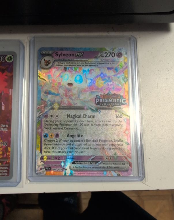 2025 Prismatic Evolutions #041 Sylveon EX — front