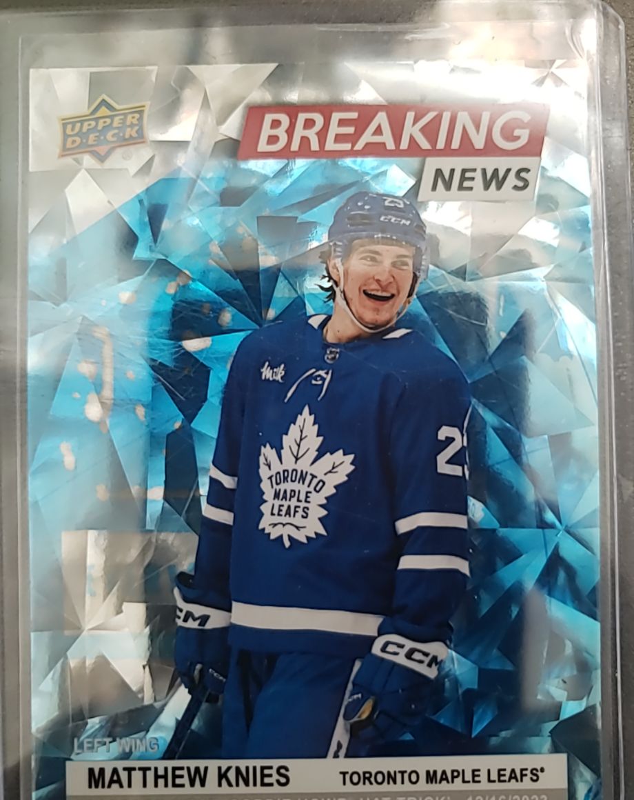 2024-25 Upper Deck Series 1 Breaking News #BN-34 Matthew Knies — front