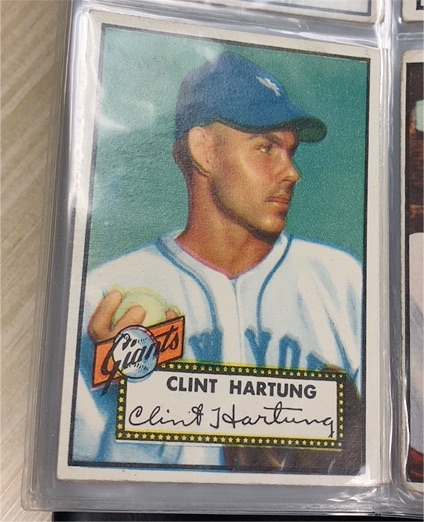 1952 Topps #141 Clint Hartung — front