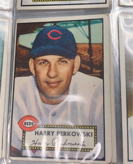 1952 Topps #142 Harry Perkowski — front