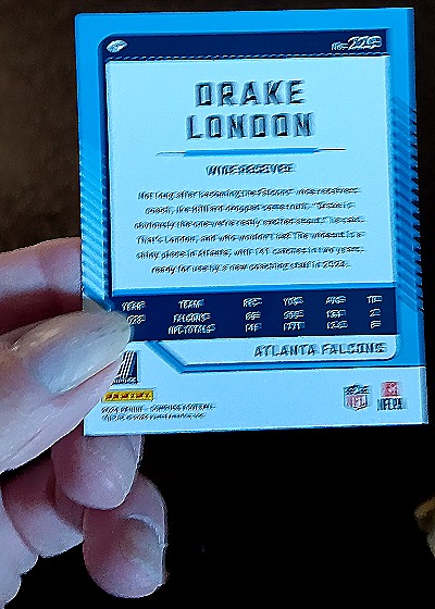 2024 Donruss #149 Drake London — back