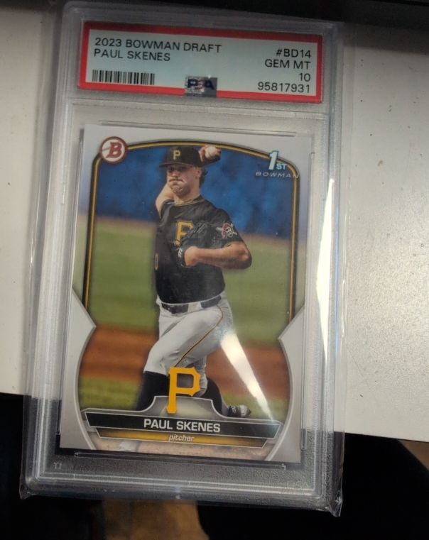 2023 Bowman Draft #BD14 Paul Skenes — front