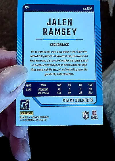 2024 Donruss #59 Jalen Ramsey — back