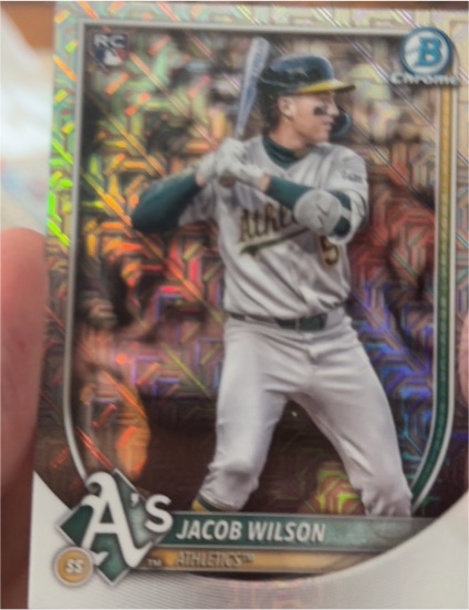 2025 Bowman Chrome #1 Jacob Wilson — front