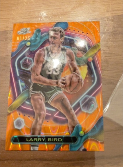 2023-24 Topps Chrome Cosmic #01 Larry Bird — front