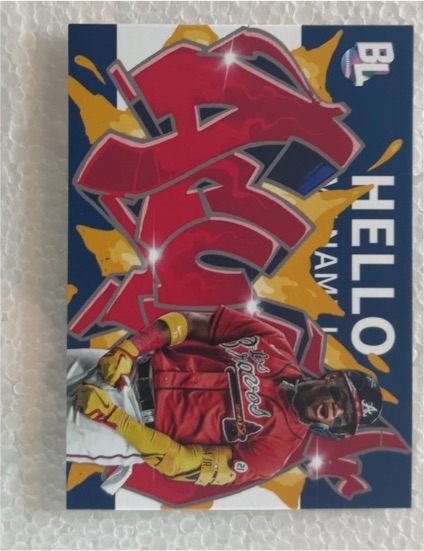 2023 Topps Big League #RC-9 Ronald Acuña Jr. Roll Call Wildstyle Edition — front