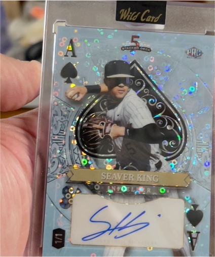 2024 Wild Card 5 Card Draw Stacked Deck Seaver King — front