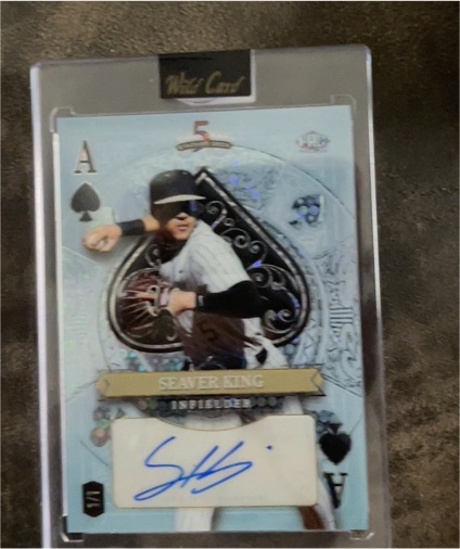 2024 Wild Card 5 Card Draw #5 Seaver King — front