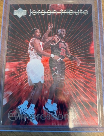 1997-98 Upper Deck Michael Jordan Tribute #MJ44 Michael Jordan — front