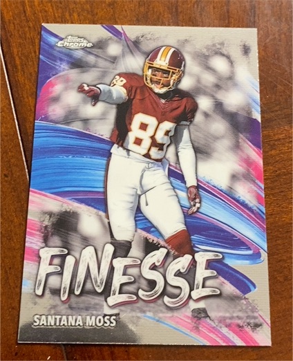 2024 Topps Chrome #F-25 Santana Moss Finesse — front