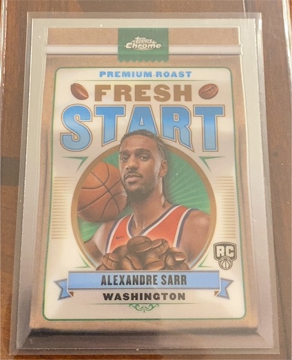 2024-25 Topps Chrome #FS-2 Alexandre Sarr Fresh Start — front