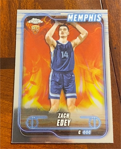 2024-25 Topps Chrome #152 Zach Edey — front