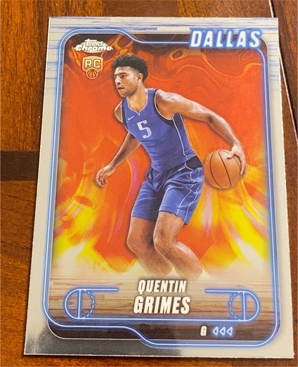 2024-25 Topps Chrome #163 Quentin Grimes — front