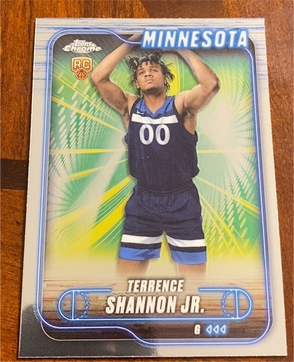 2024-25 Topps Chrome #105 Terrence Shannon Jr. — front