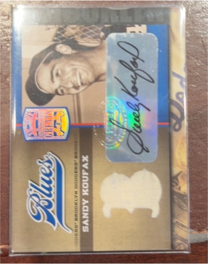 2005 Donruss Greats Blues #DB-1 Sandy Koufax — front