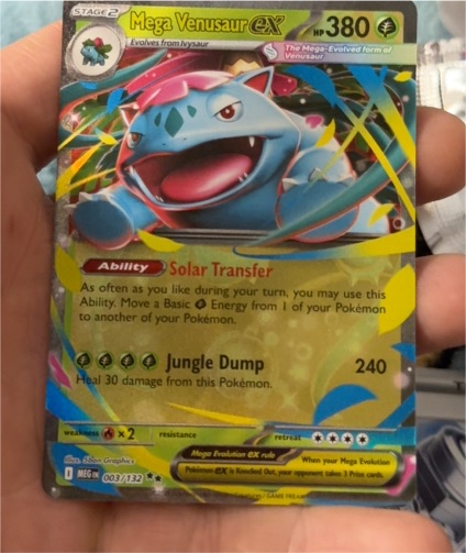2015 Pokémon ME01 #003 Mega Venusaur EX — front