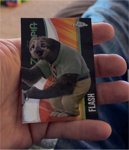 2025 Topps Chrome Disney Zootopia Insert #ZI-6 Flash — front