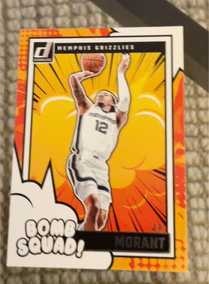 2024-25 Panini Donruss #3 Ja Morant Bomb Squad — front