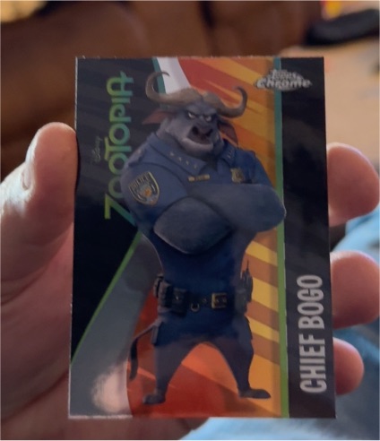 2025 Topps Chrome Disney Zootopia #ZI-2 Chief Bogo — front