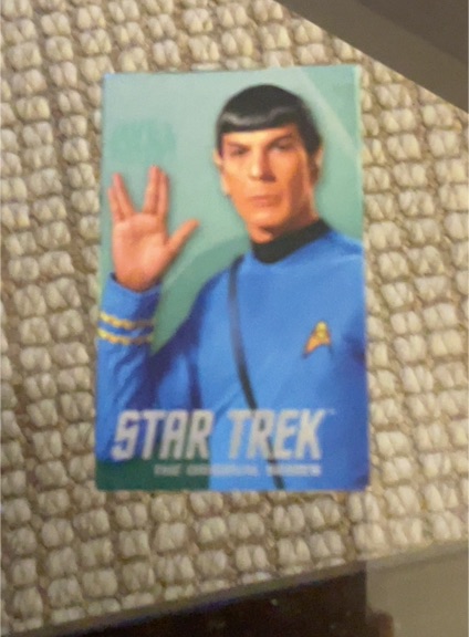 2016 Dave & Buster's Star Trek The Original Series Mr. Spock Card — front