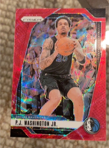 2024-25 Panini Prizm #174 P.J. Washington Jr. — front