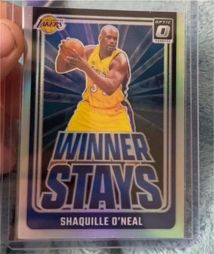 2024-25 Donruss Optic #11 Shaquille O'Neal Winner Stays — front