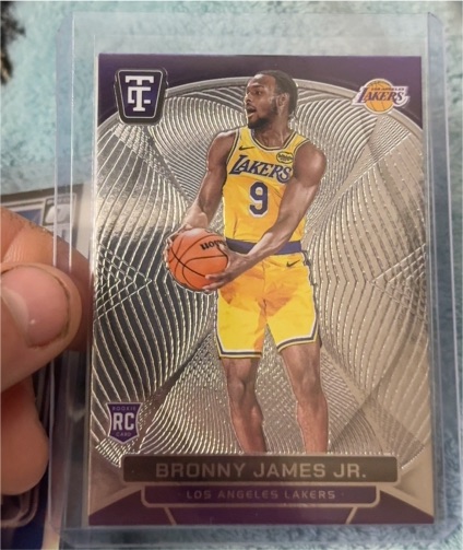 2024-25 Panini Totally Certified #150 Bronny James Jr. — front