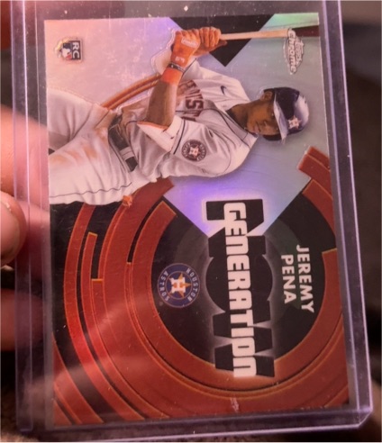 2022 Topps Chrome Update #GNC-10 Jeremy Pena Generation Now Chrome — front
