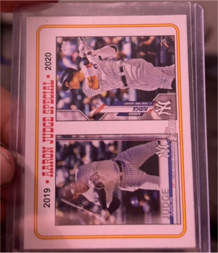 2023 Topps Heritage #3 Aaron Judge Special 2019-2020 — front
