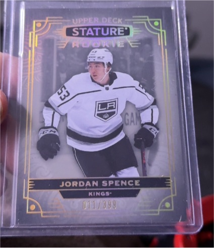 2022-23 Upper Deck Stature #127 Jordan Spence Rookie — front